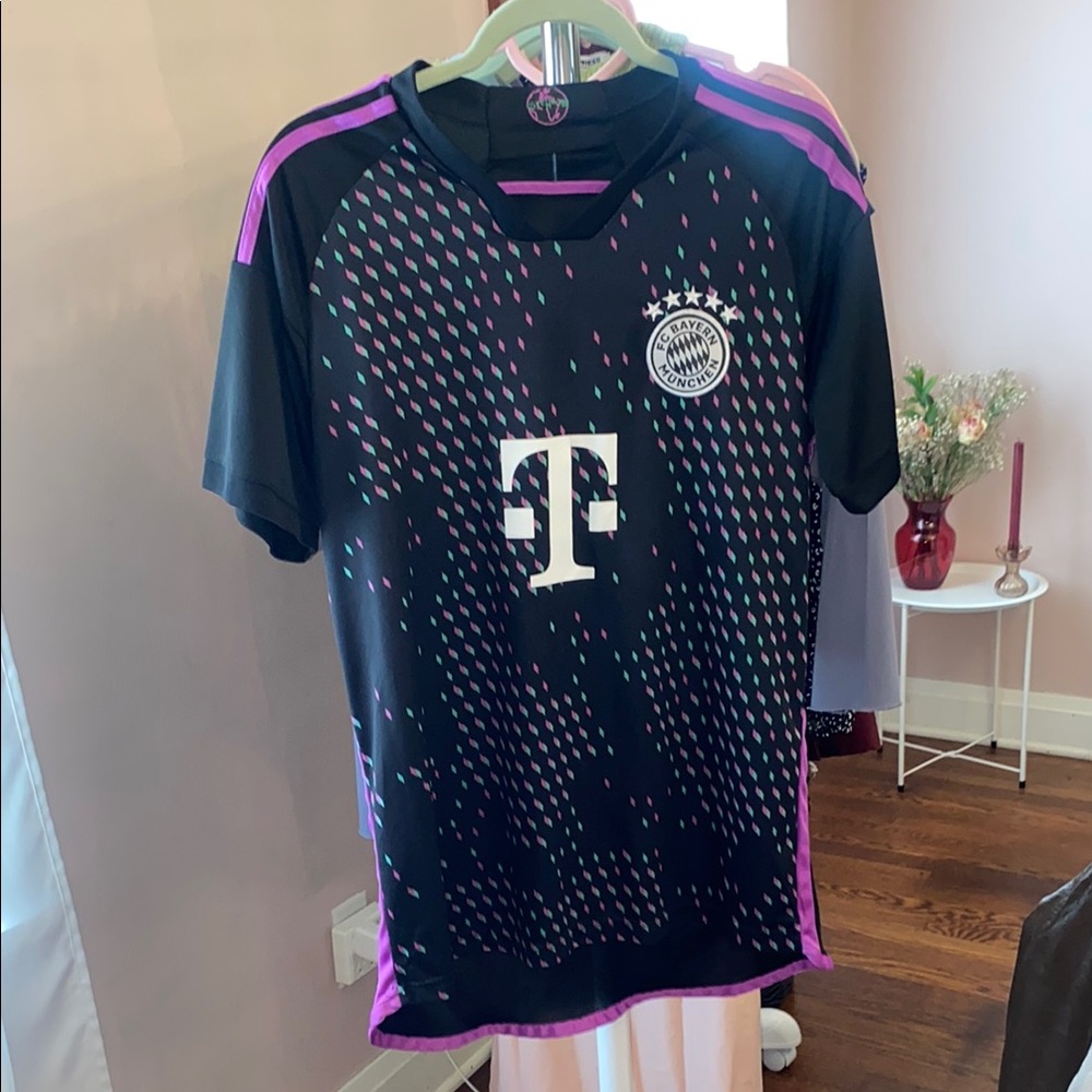 Black and Purple Sports Jersey